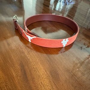 Smathers & Branson University of Texas Longhorns Needlepoint Belt Men’s Size 36
